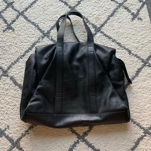 Aritzia Six Eleven Leather Mcduffle Bag (large)